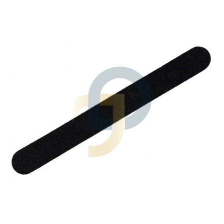 Pilník na nechty rovný čierny s fialovým pruhom 240/240