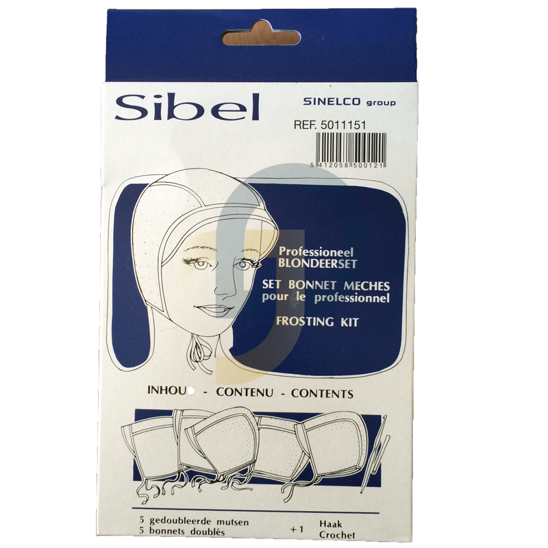 SIBEL čiapky na melír 5 ks v balení