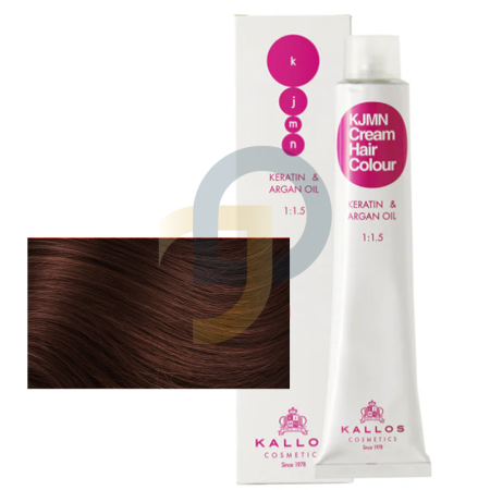 Kallos KJMN krémová barva na vlasy č. 6.4 Tmavě měděná blond (Dark Copper Blond)