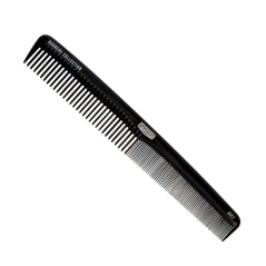 Uppercut Deluxe Barbers Collection fekete műanyag hajfésű logóval 18 cm