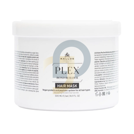 Kallos Plex Bond Builder maska na vlasy s proteinovým a peptidovým komplexem - Objem: 500 ml