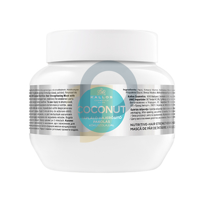 Kallos KJMN COCONUT hajpakolás kókuszolajjal - kötet: 275 ml