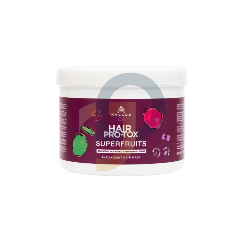 Kallos Hair PRO-TOX SUPERFRUITS antioxidačná maska na vlasy - Objem: 500 ml