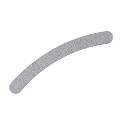 Pilník na nechty banán zebra s červeným pruhem 100/180