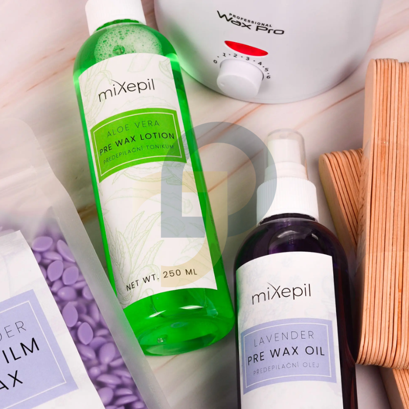 Mixepil Sada na depiláciu Oil SPA Ritual LAVENDER