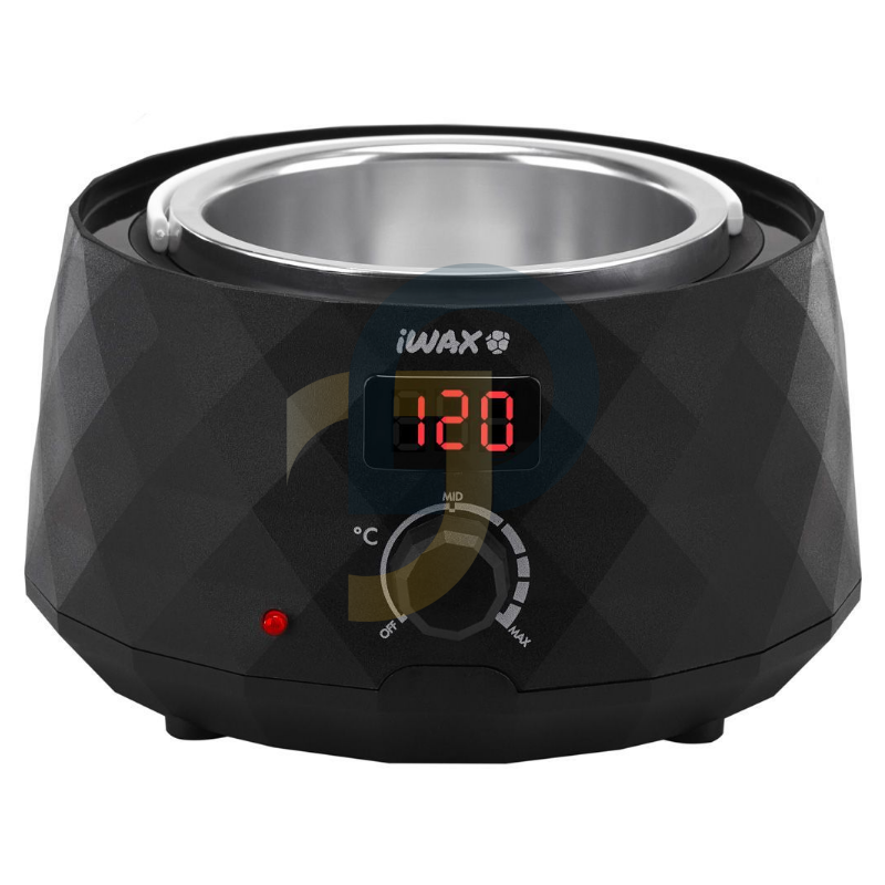 iWax DIAMOND TECH Szőrtelenítő viaszmelegítő 400 ml 100W FEKETE