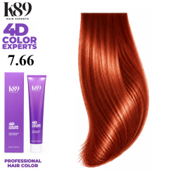 K89 4D Color Experts profesionálna farba na vlasy 7.66