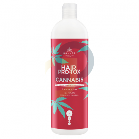 Kallos Hair PRO-TOX CANNABIS šampón na vlasy s konopným olejom 1000 ml