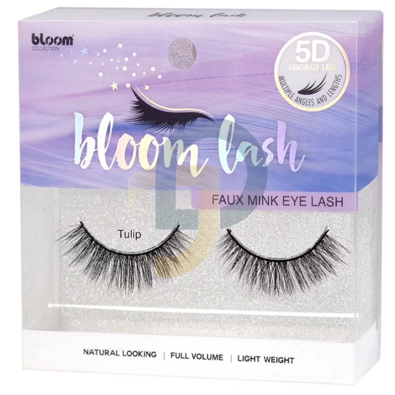 BLOOM 5D Faux Mink umelé mihalnice - Tulip