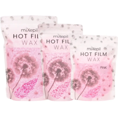 Mixepil FilmWax viaszszemcsék PINK SELFIE viasz szőrtelenítő viasz arcra