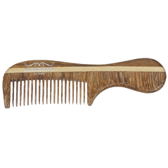 SIBEL Barburys  mini hřeben na vousy s ručkou z palisandrového dřeva