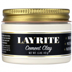LAYRITE Cement Clay jílová pomáda na vlasy s matným vzhledem 42 g