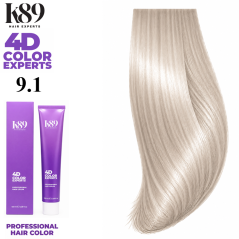 K89 4D Color Experts profesionální barva na vlasy 9.1