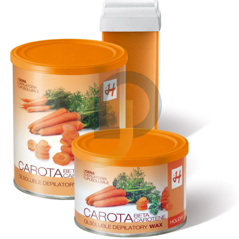HOLIDAY Liposoluble Hipoallergén szőrtelenítő gyanta CARROT