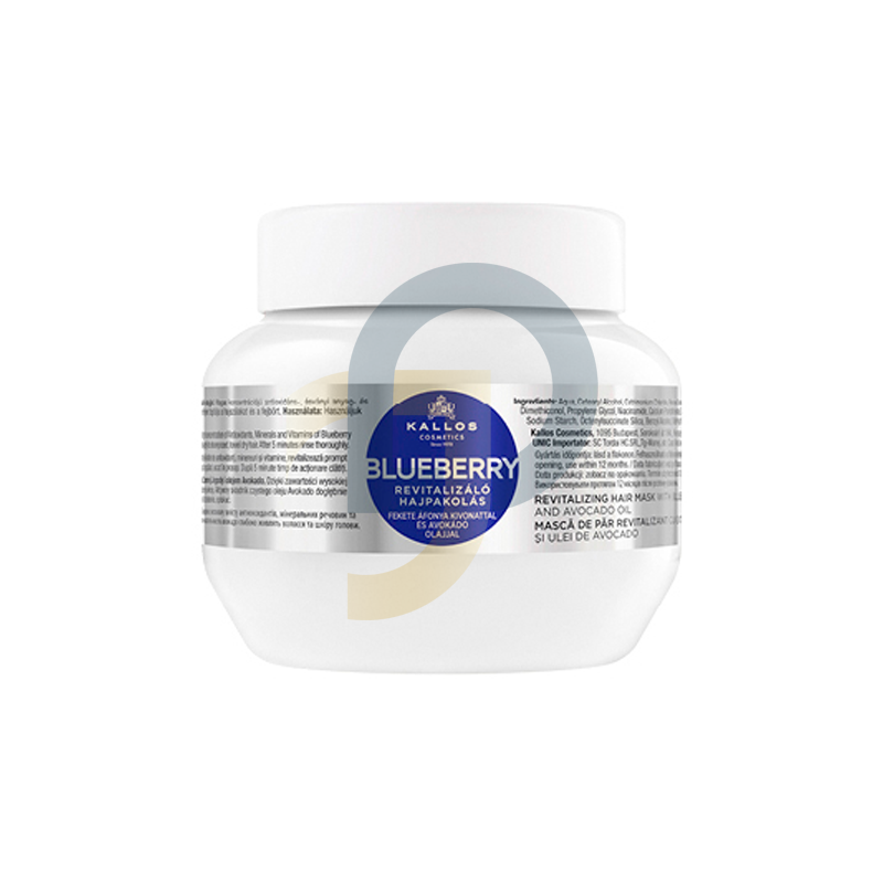 Kallos KJMN BLUEBERRY hajmaszk - kötet: 275 ml