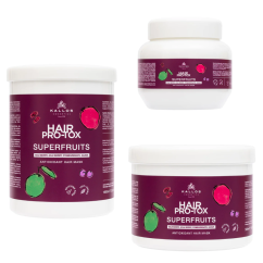 Kallos Hair PRO-TOX SUPERFRUITS antioxidáns hajpakolás