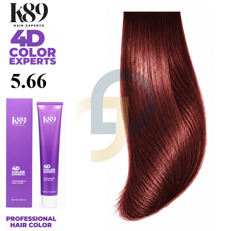 K89 4D Color Experts profesionální barva na vlasy 5.66