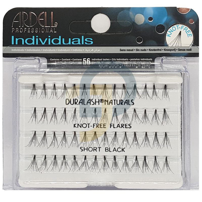 Ardell Individuals trsy bez uzlíku Short Black - krátké