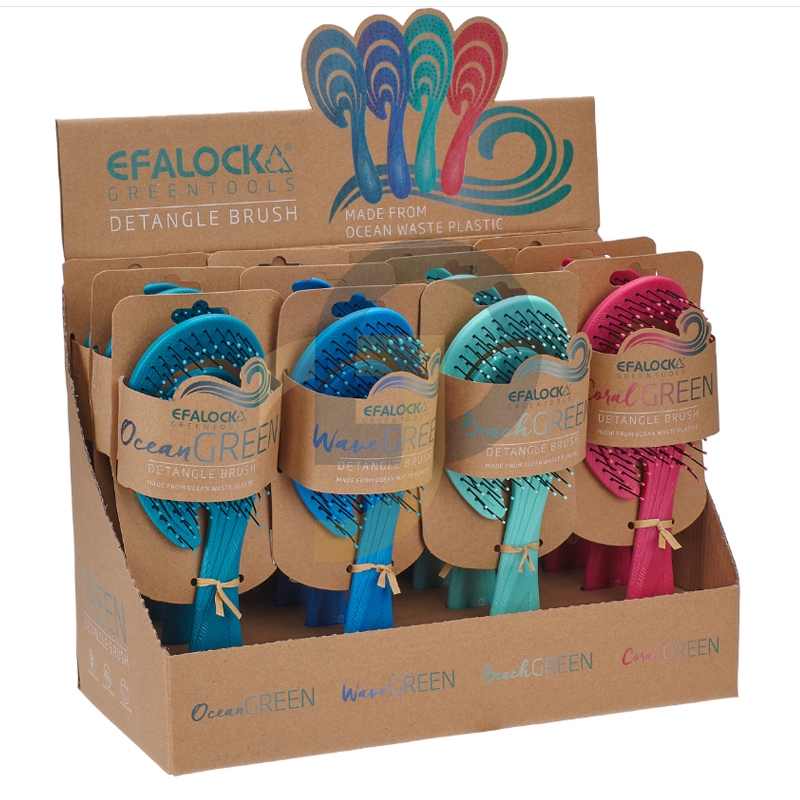 EFALOCK Detangle Brush Kefa na vlasy CORAL