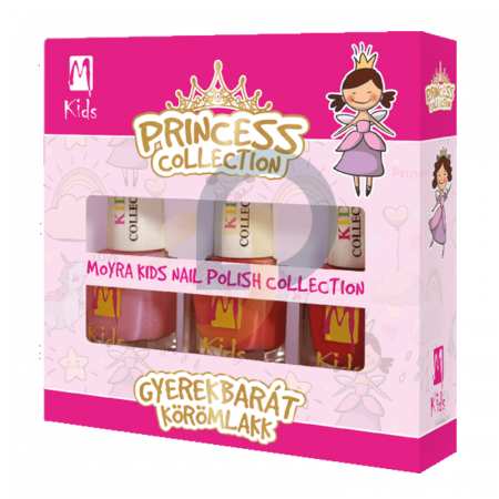 Moyra KIDS Princess collection Detský lak na nechty sada 3 x 7 ml