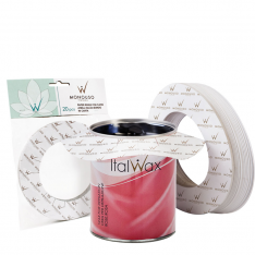 ItalWax ochranné papírové podložky na vosk v plechovce 20ks