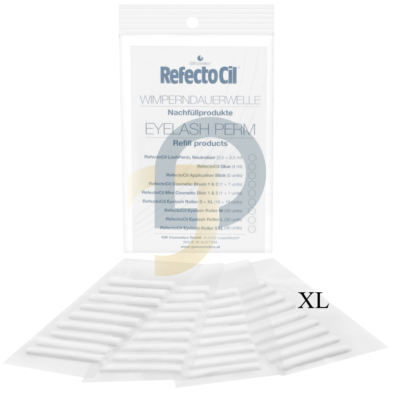RefectoCil szempilla-csavarók 36 db - Méret: XL