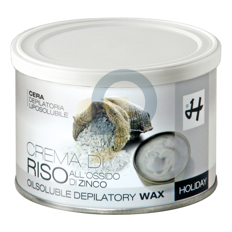 HOLIDAY Liposoluble Hipoallergén szőrtelenítő gyanta RICE - kötet: 400 ml