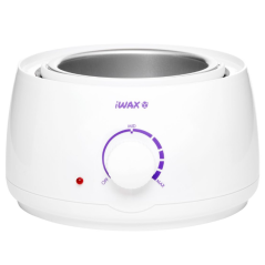 iWAX Ohrievač depilačného vosku v plechovke BIELY