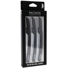 Pacinos Derma Blades 3 darabos arc- és szemöldökborotva készlet