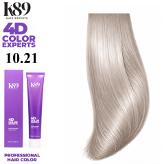 K89 4D Color Experts profesionálna farba na vlasy 10.21