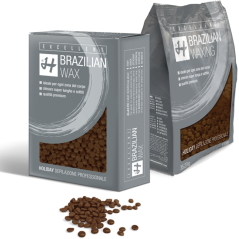 HOLIDAY Brazilský depilační vosk zrnka Orange & Chocolate