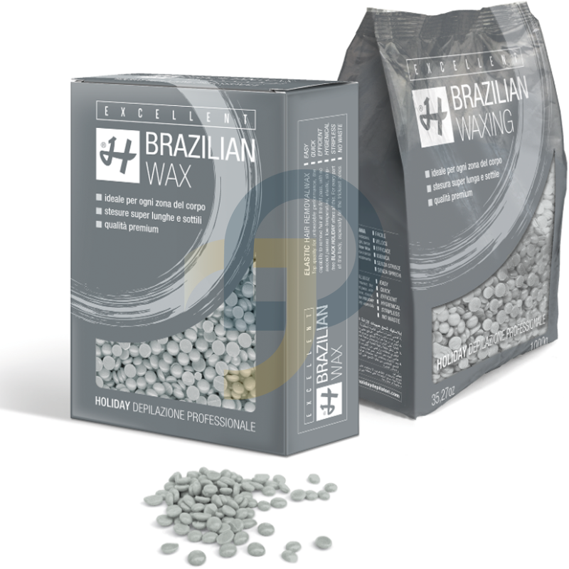 HOLIDAY Brazílsky depilačný vosk zrnká Precious Silver