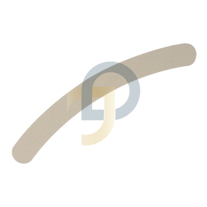 Pilník na nechty banán biely s ružovým pruhom 100/180