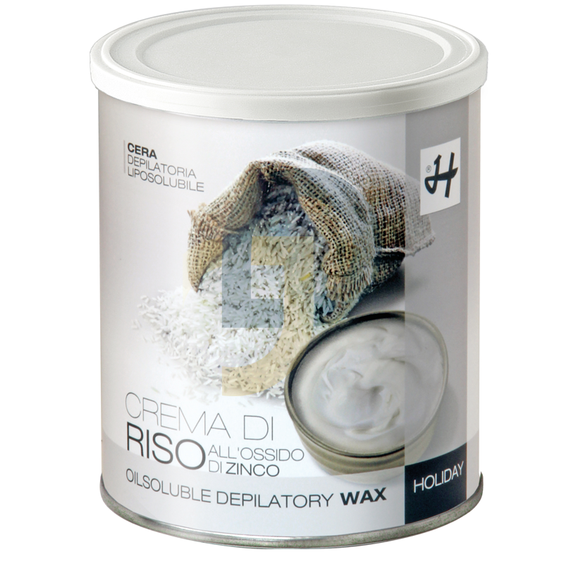 HOLIDAY Liposoluble Hipoallergén szőrtelenítő gyanta RICE - kötet: 800 ml