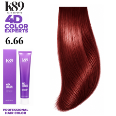 K89 4D Color Experts professzionális hajfesték 6.66