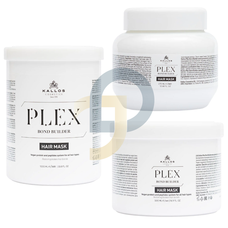 Kallos PLEX Bond Builder maska na vlasy s proteínovým a peptidovým komplexom Kallos PLEX Bond Builder maska na vlasy s proteínovým a peptidovým komplexom