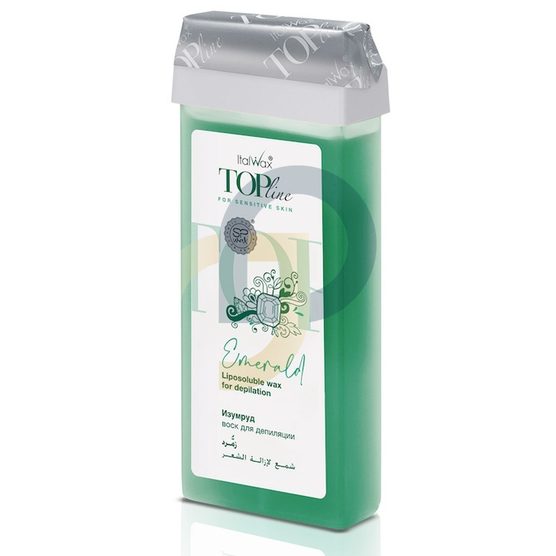 ITALWAX TOP LINE Szőrtelenítő viasz EMERALD 100 ml