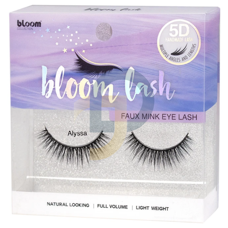 BLOOM 5D Faux Mink umelé mihalnice - Alyssa
