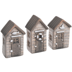 Keramický domeček plážový 3 ks