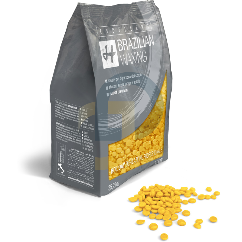 HOLIDAY Brazílsky depilačný vosk zrnká Torta della Nonna - Váha: 1000 g