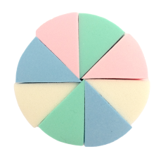 Hubka na make-up 8 ks v bal. trojuholník