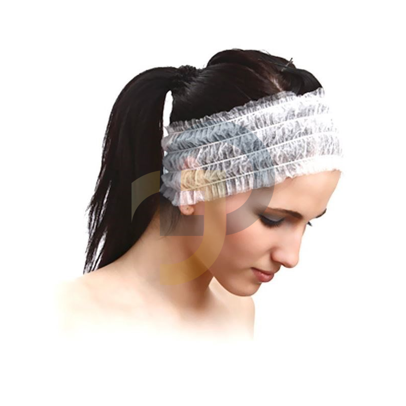 Čelenka jednorázová biela 10 ks