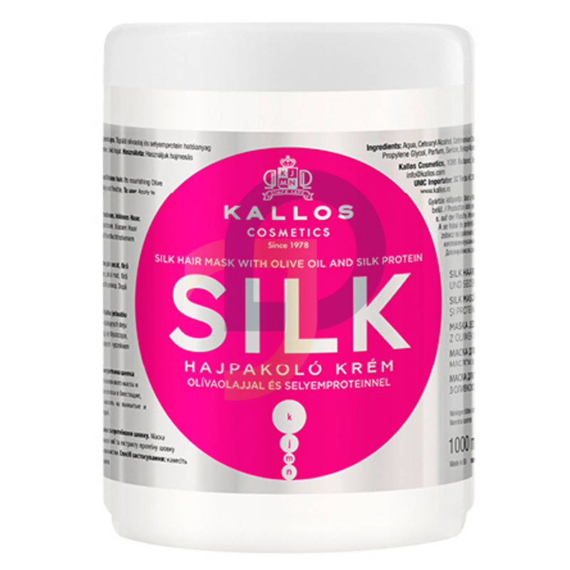 Kallos KJMN SILK maska na vlasy regeneračná - Objem: 1000 ml