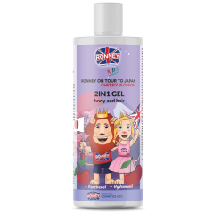 RONNEY KIDS Cherry Blossom 2in1 sprchový gel na tělo a vlasy 300 ml