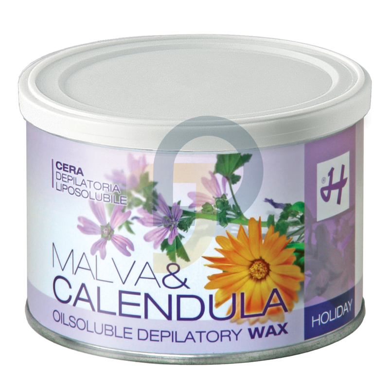 HOLIDAY Liposoluble Hipoallergén szőrtelenítő gyanta Malva & Calendula - kötet: 400 ml