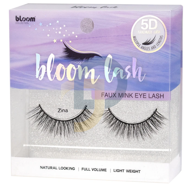 BLOOM 5D Faux Mink umelé mihalnice - Zina