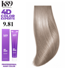 K89 4D Color Experts profesionálna farba na vlasy 9.81