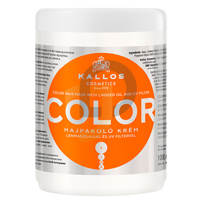 Kallos KJMN COLOR maska na farbené vlasy - Objem: 1000 ml
