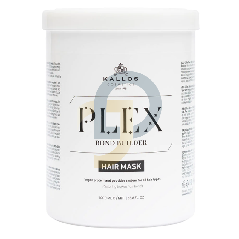 Kallos Plex Bond Builder hajmaszk protein és peptid komplexszel - kötet: 1000 ml