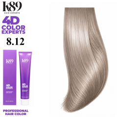 K89 4D Color Experts profesionálna farba na vlasy 8.12